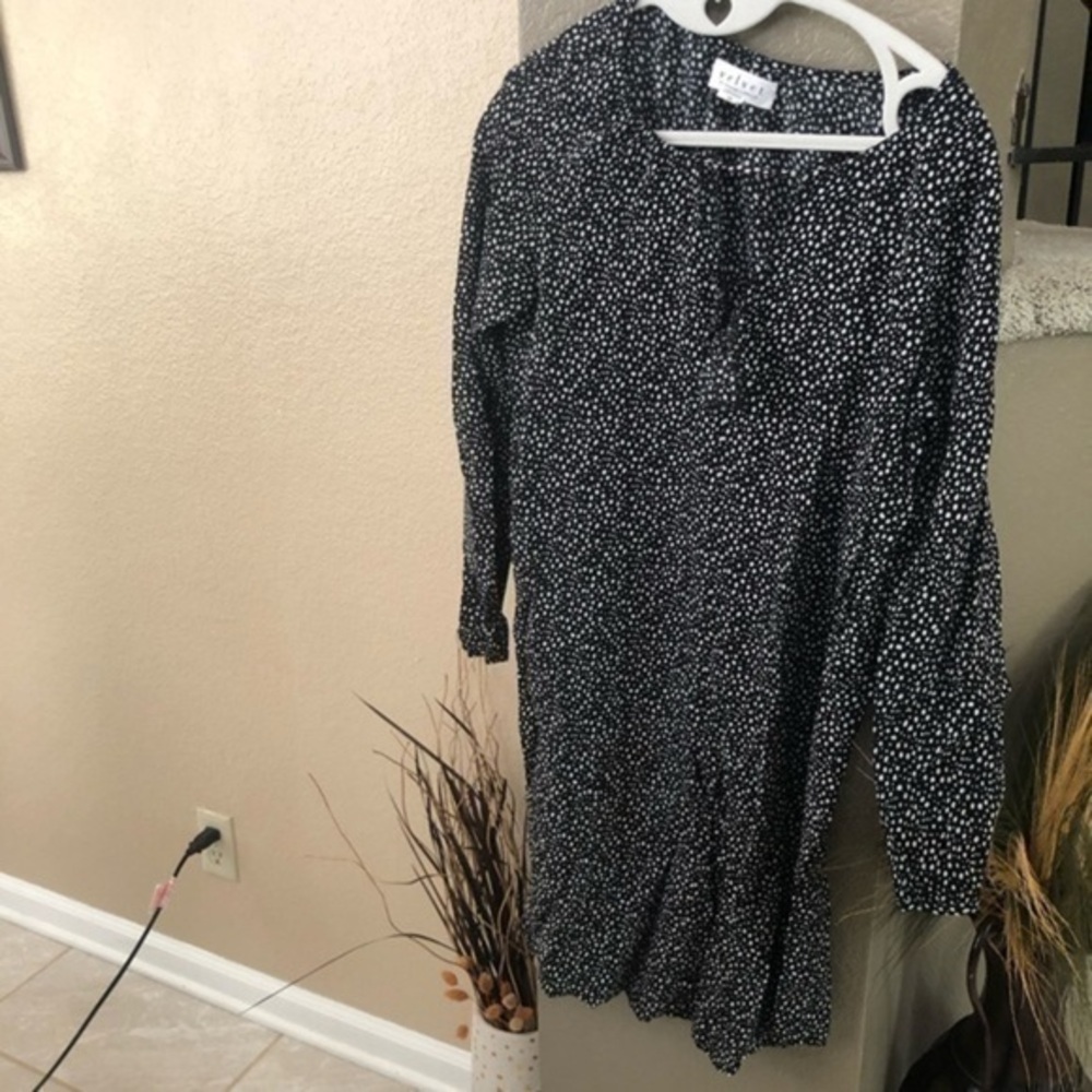 Velvet By Graham Spencer Polka Dot Dress Size XSmall